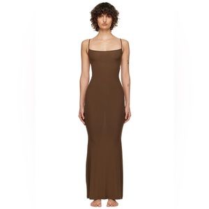 Skims Long Slip Dress